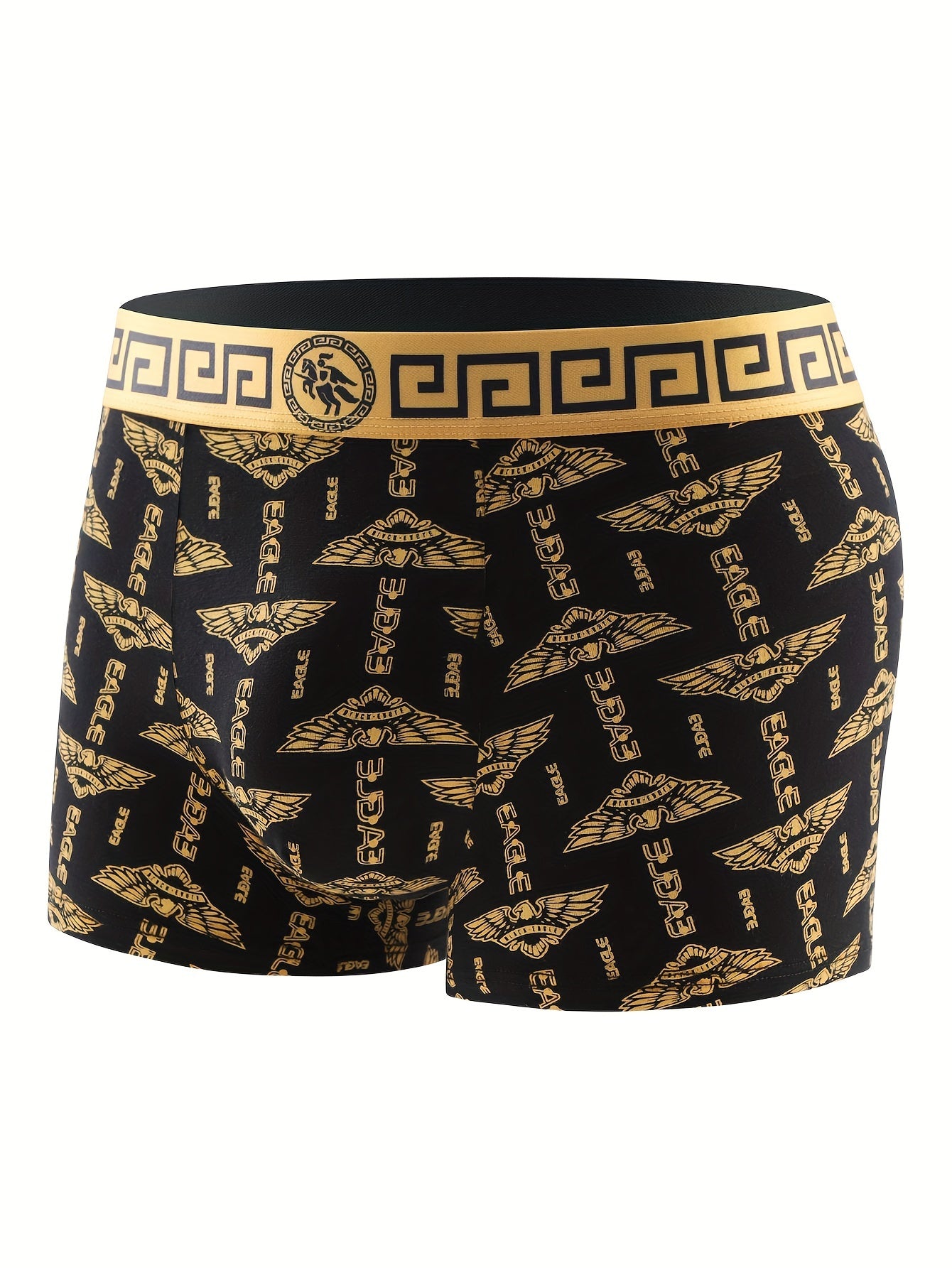 4 Pairs Men's Boxer Shorts - Stylish, Unique Prints, Breathable, Soft, Comfortable.