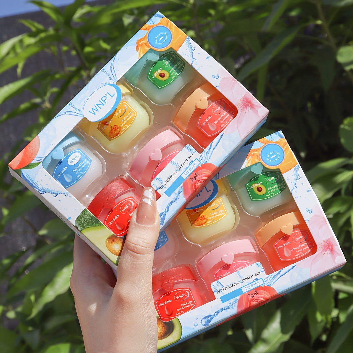 6pcs Moisturizing Lip Balm Set, Made with Natural And Ingredients Lip Balm.