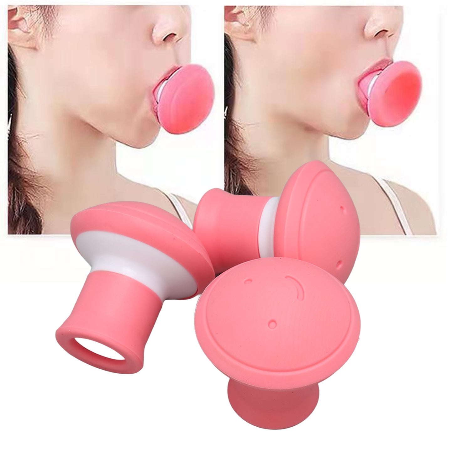 1/3pcs V Face Slimming Tool Lift Skin Firming Shape Lifting Jaw Trainer Massager Instrument Double Chin Reducer Jawline Exerciser