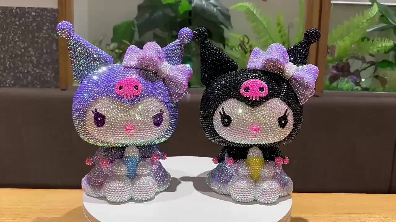 [Diamond Studded] DIY Diamond Studded Cute Cartoon Cat Coin Bank .