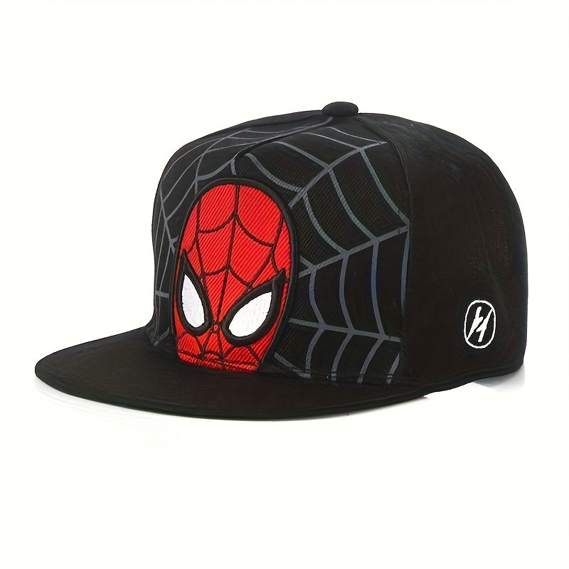 Marvel 1pc Spider-Man Outdoor Breathable Sunshade Baseball Cap Daily Use Duckbill Hat Casual Hat Suitable for Christmas, Valentine's Day, Thanksgiving, Easter and Halloween Perfect Holiday Gift Mood Gift