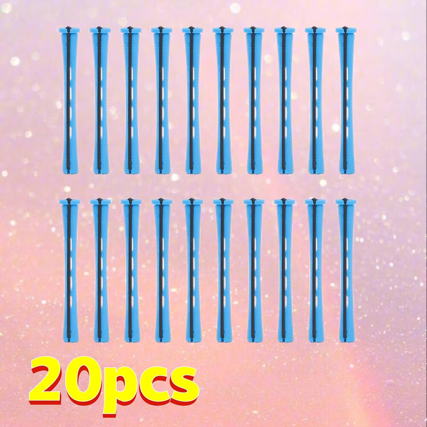 Manual Curling Rods Set, 40pcs/20pcs/10pcs Combination Pack, Perm Rods for Natural Hair, Cold Wave Rods Hair Rollers for Women, Hair Curling Rods for Long Medium Small Hair, Curler Styling DIY Hairdressing Tools,
