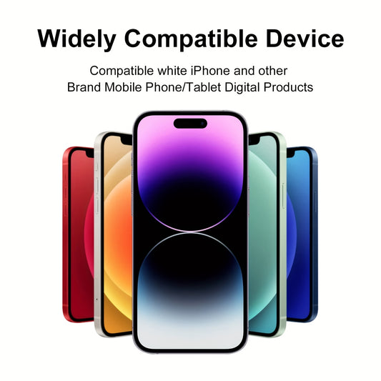 40W Fast Charger with QC3.0 & PD Dual Port USB-C Wall Charger, UK Plug Travel Adapter for iPhone Android Phones, Compact Lightweight Design