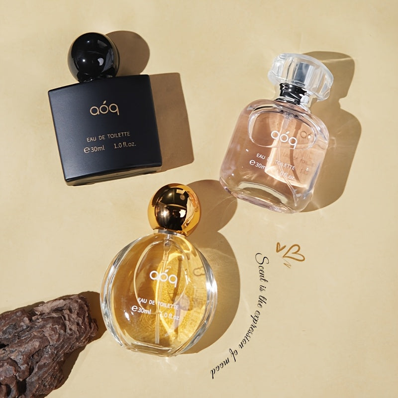 aoq Paris Night Perfume Gift Box 3 Bottle And 1 Bottles Women's Perfume Sexy Vanilla Sweet Body Spray.