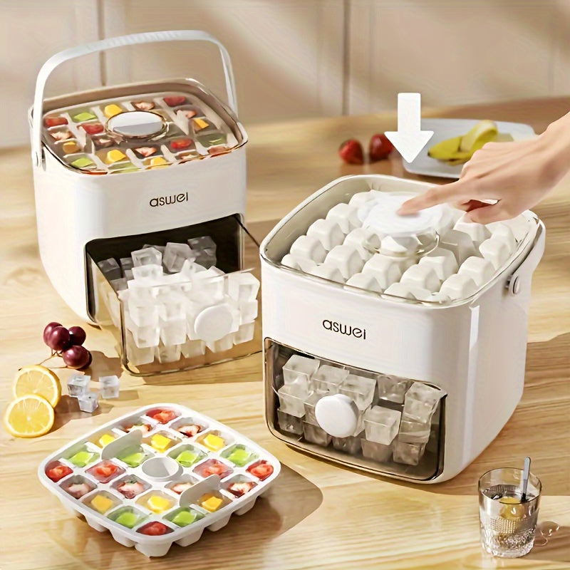 48-Cube Ice Maker with Easy-Press Lid