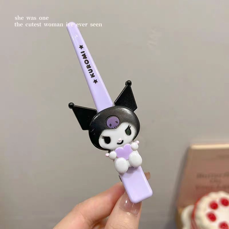 Large Cute Sanrio Hair Clip - Resin, No-Trace Side Clip with Cute Character Designs, Ideal for Teenage and Women, Hair Accessory | Playful Accessory | Durable Hair Clip, Hair Clip Holder