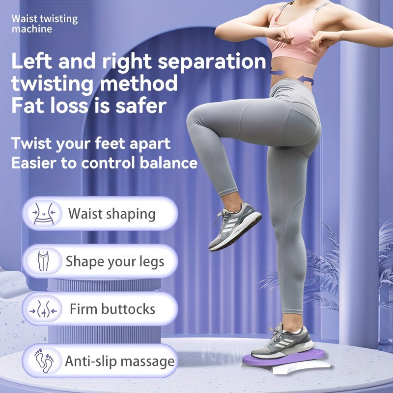 High-Intensity Waist Slimming Machine - A Pair of Split Twisting Discs, Easy and Silent Exercise at Home for Weight Loss and Muscle Shaping