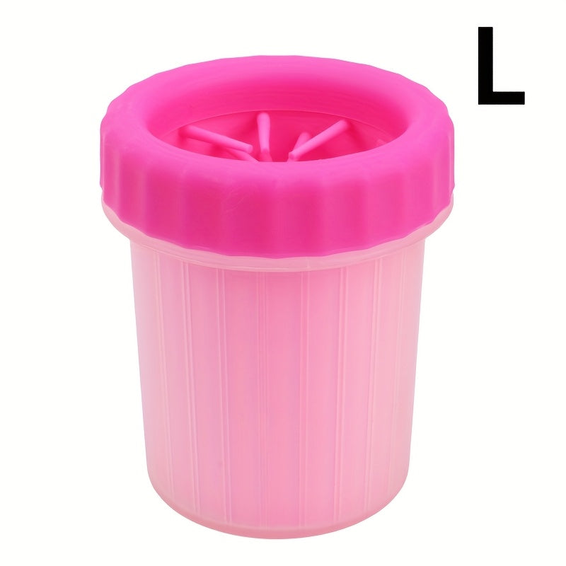 [Magic Pet Cleaner] Portable Automatic 1pc Silicone Pet Foot Washing Cup | Dog & Cat Paw Cleaner, Magic Beauty Cleaning Wipe-Free Brush for Dirty Paws, Travel-Friendly, Available in Blue, Pink, Green, Light Blue