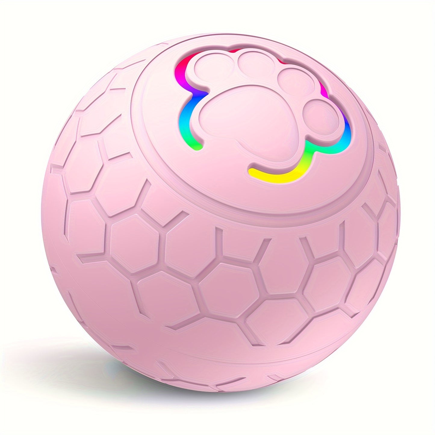 Smart Bouncing Pet Toy Ball – Rechargeable, Bite-Resistant, Interactive Fun