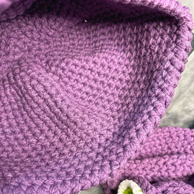 Novelty Handmade Crochet Knit Beanie, Funky Style Acrylic 100% No Brim Colorful Knit Fabric Hat, Unique Quirky Design for Casual Wear