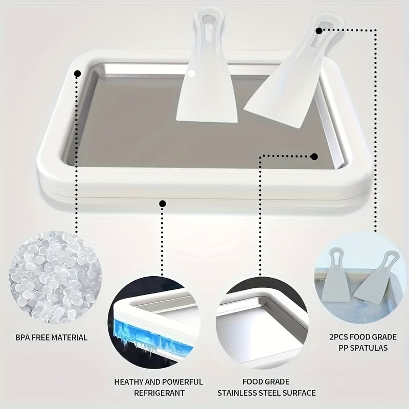 Stainless Steel Manual Yogurt Maker, Homemade Mini Ice Cream Maker .