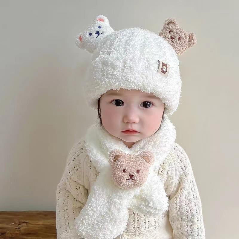 1pc & Winter Ear Warmer with Panda Ears & Pom-Pom-like Patches