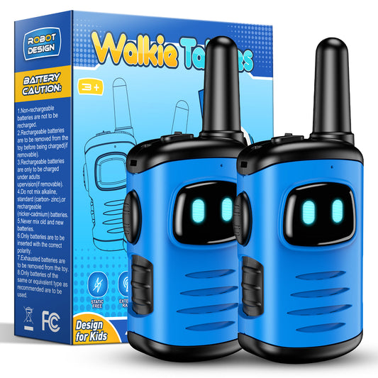 2 PCS Walkie Talkie Kids, Toys for 3-8 Year Old Boys Toys Age 4 5 6 7 8 9 Year Old Gifts Kids Toys Walkie Talkie for Outdoor Activity Camping Garden
