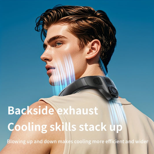 Wearable Neck Fan – Rechargeable, Quiet, Fast Cooling Relief