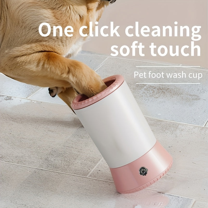 Rechargeable Dog Paw Cleaner - Portable, Gentle & Nourishing Pet Foot Washer for Outdoor Use - Easy-to-Use, Hygienic Solution for Healthy Paws Anytime, Anywhere!