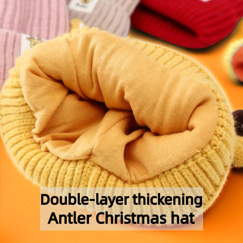 1pc Antler Cute Baby Ear Protection Hat