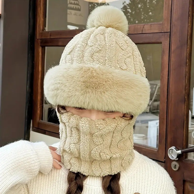 Winter Fleece-Lined Ear Warmer Hat