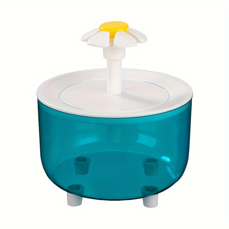 [1pc Quiet Fountain] 1pc Whisper Quiet Pet Water Fountain, 1.5L Usb-Powered | Automatic Circulation, Easy Clean Design for Cats & Small Pets, No Battery Required