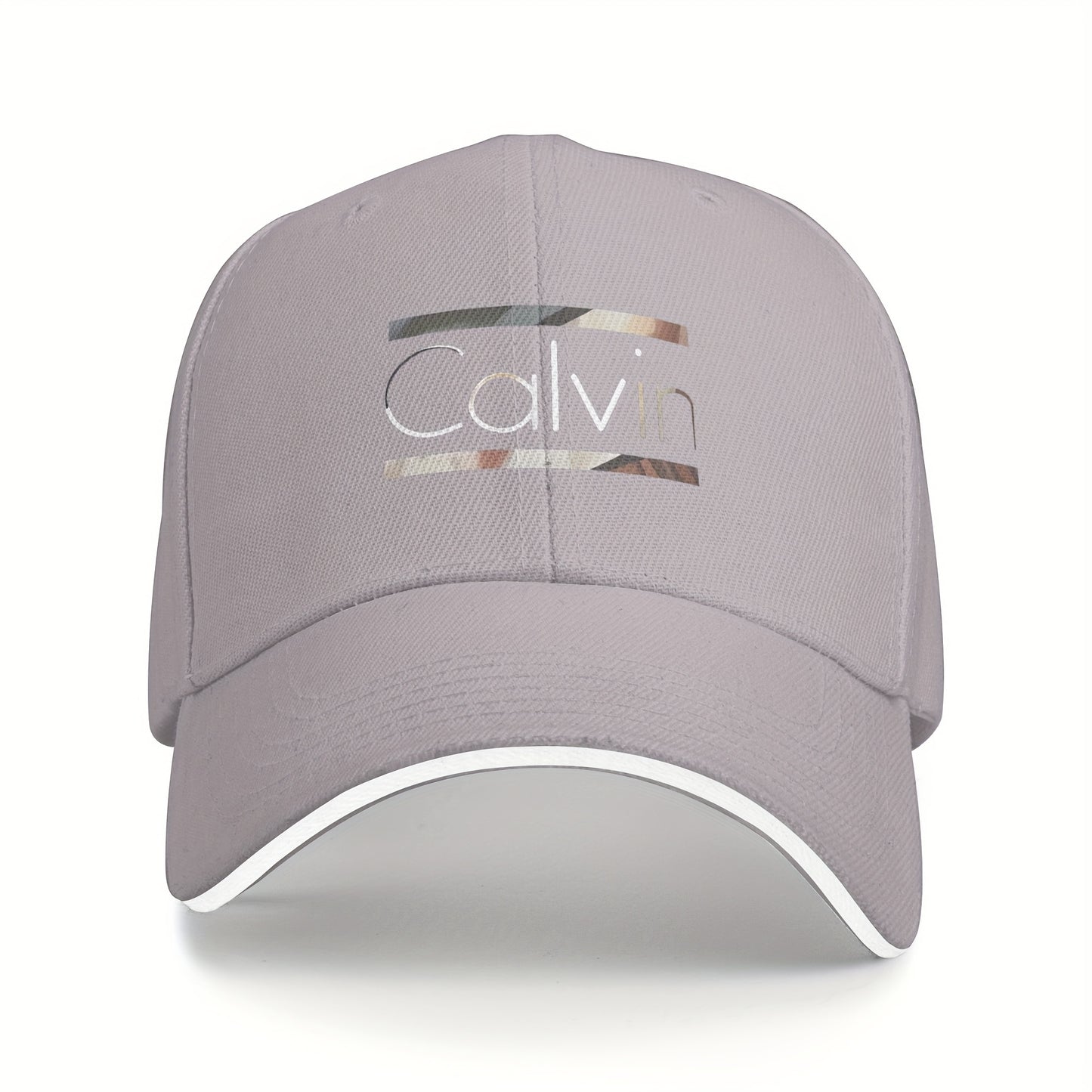 1pc Calvin Graphic Print Baseball Cap - Adjustable, Breathable Dad Hat for Men & Women, Perfect for Outdoor Activities & Casual Wear, Ideal Gift for Any Occasion, Outdoor Headwear | Stylish Baseball Cap | Mesh Back Hat