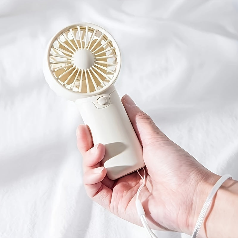 Battery Operated Mini Portable Fan, Lightweight Handheld Fan