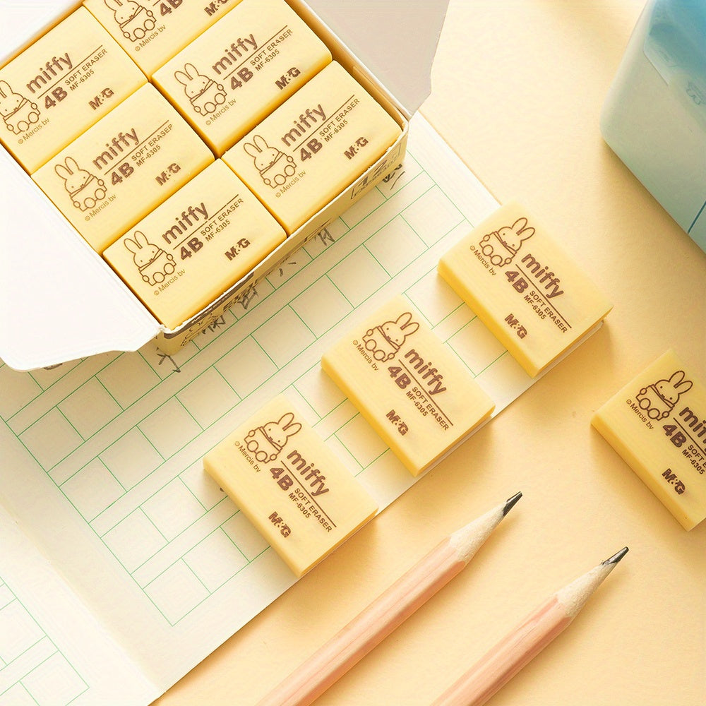 [30pcs Eraser] M&G 30pcs Eraser | 4B Medium Size Long-Term Pack Ideal Stationery for Student Art Drawing Exam And School Supply