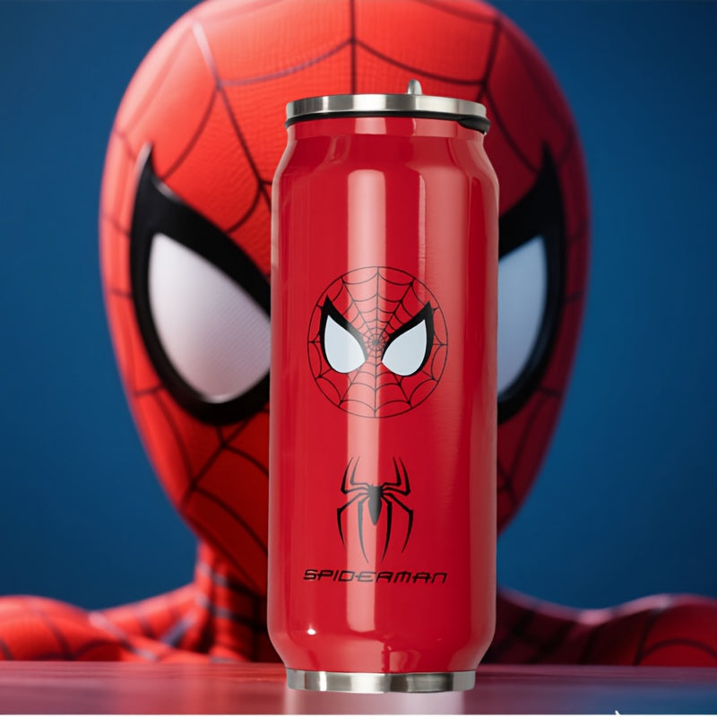 Spider-Man Themed Stainless Steel Insulated Bottle