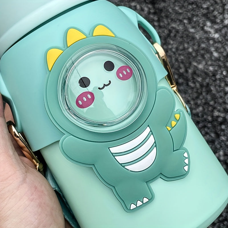 1pc Cartoon Stainless Steel Vacuum Flask, 520ml