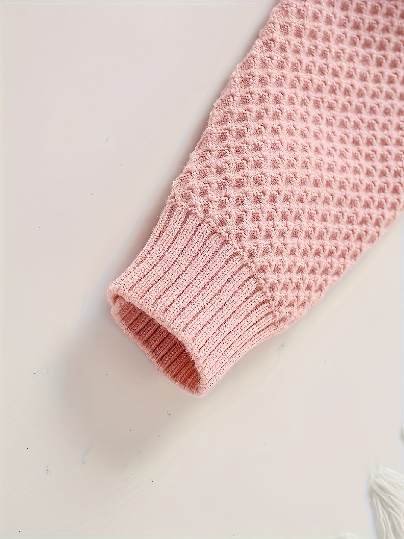 Girls' Cute Knit Set, Suitable for Ages 3-7