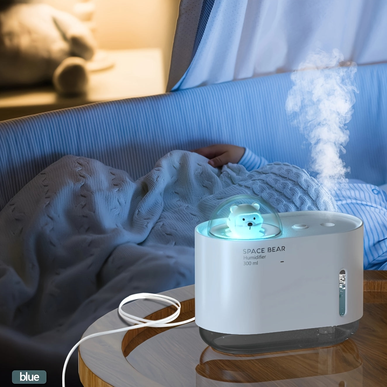 Ultrasonic Cool Mist Humidifier with Night Light