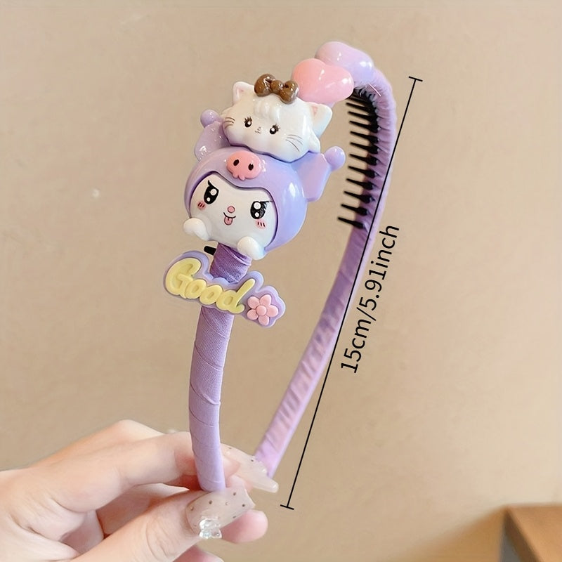 1pc  Hair Band - Cute Sweet Non