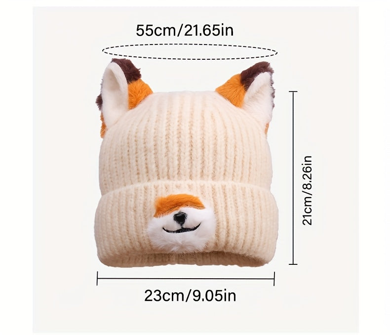 Cute Fox Ears Beanie Hat
