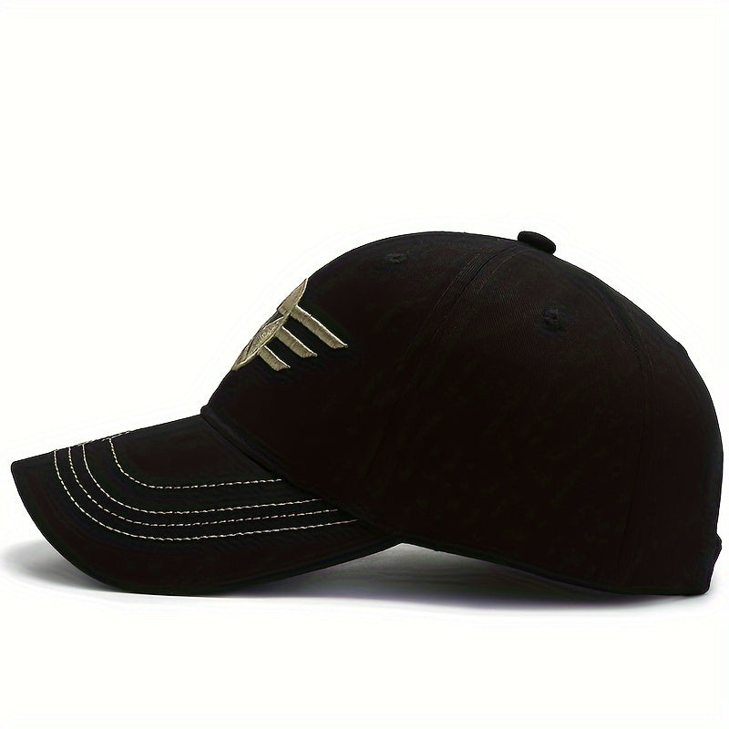 One Piece Men's Outdoor Sports Baseball Cap, Personalized and Fashionable, Simple Camouflage Sun Protection Hat
