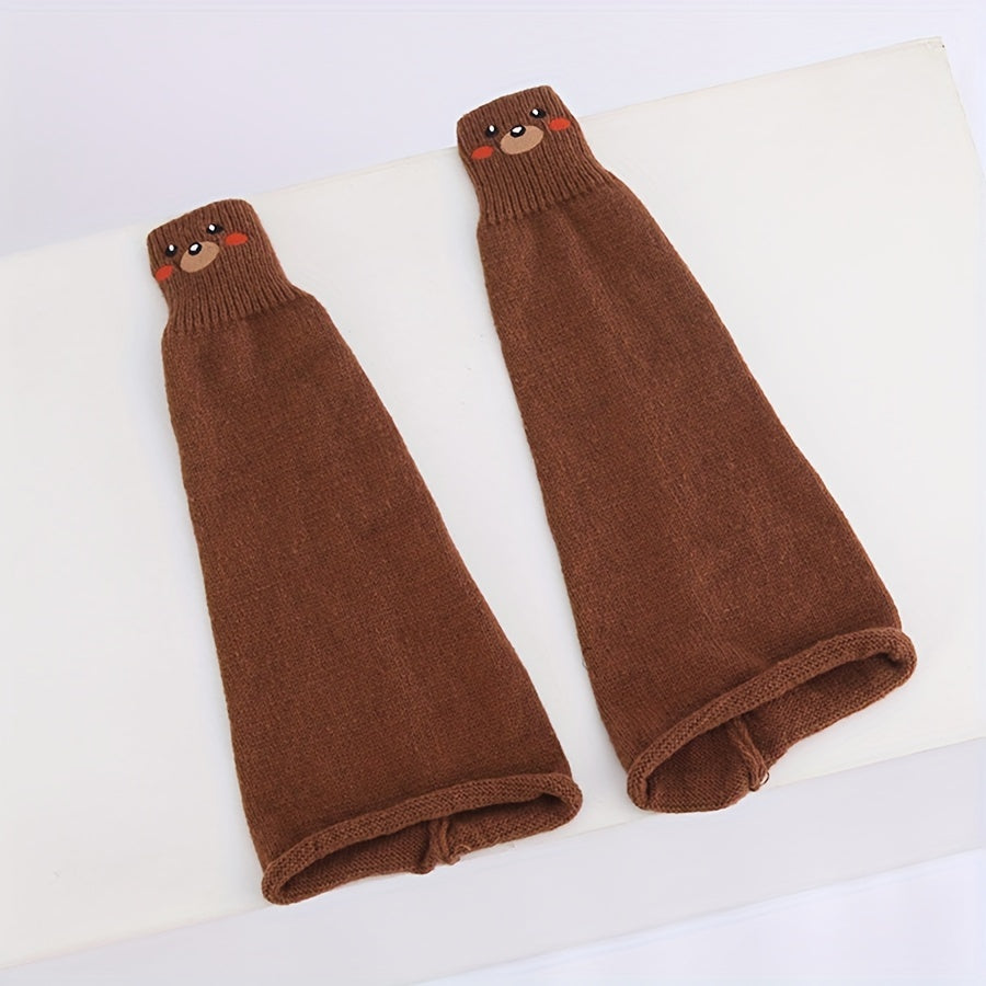 Autumn and Winter Animal Spider Web Pattern Warm Socks