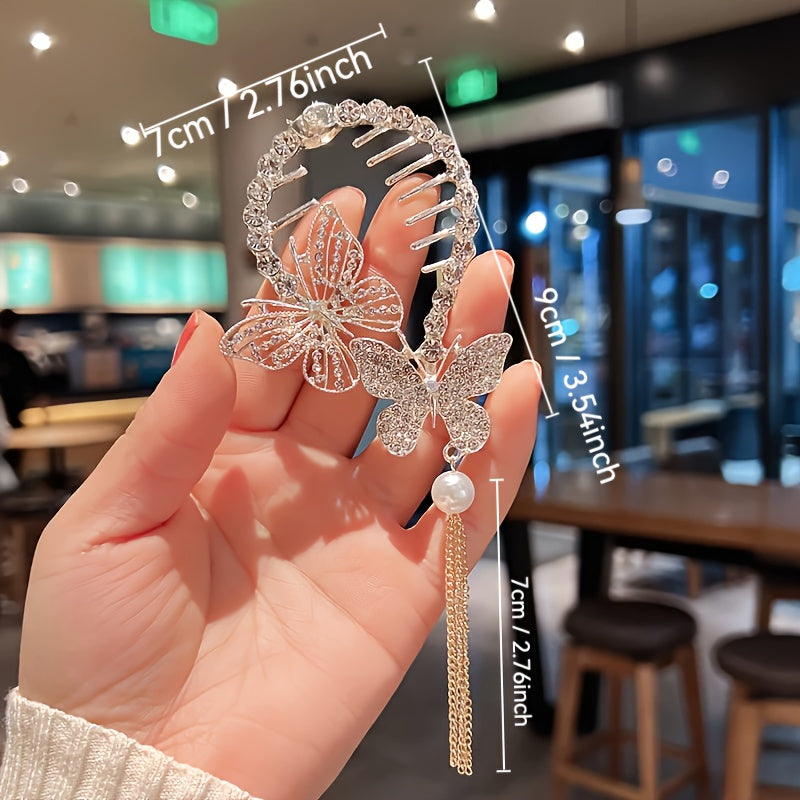 6pcs Creative Animal Design Metal Hair Clip Set, Stylish and Cute Hair Accessories for Everyday Use, Parties, or Gifts – Elegant Hairstyle Clips