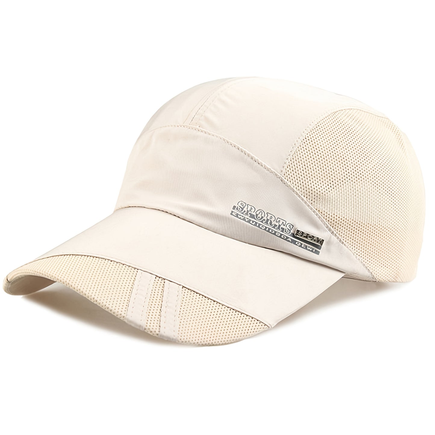 Men's Spring/Summer Lightweight Breathable Outdoor Casual Fishing Duckbill Cap Quick-Dry Thin Sports Baseball Hat