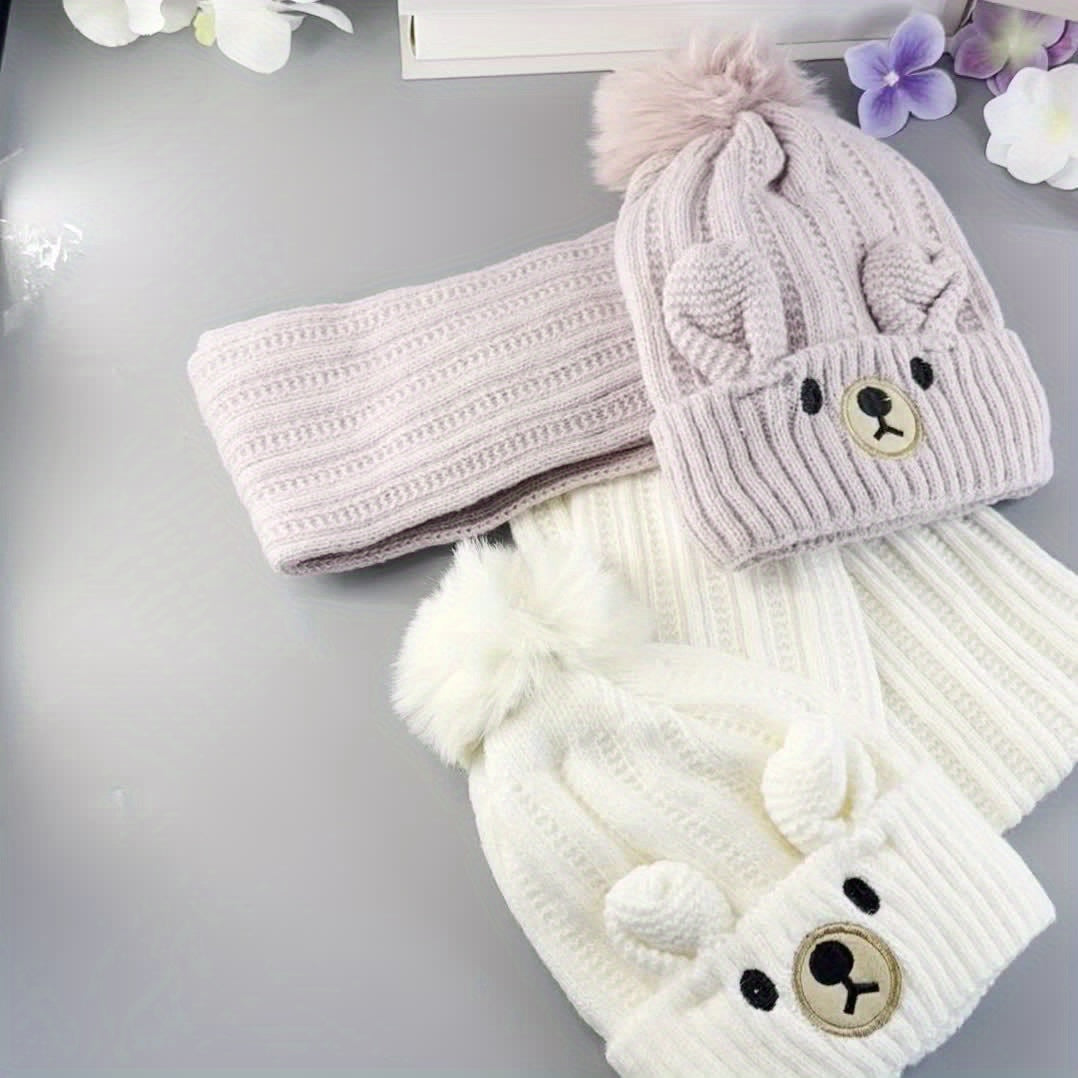 Unisex Winter Hat and Scarf Set