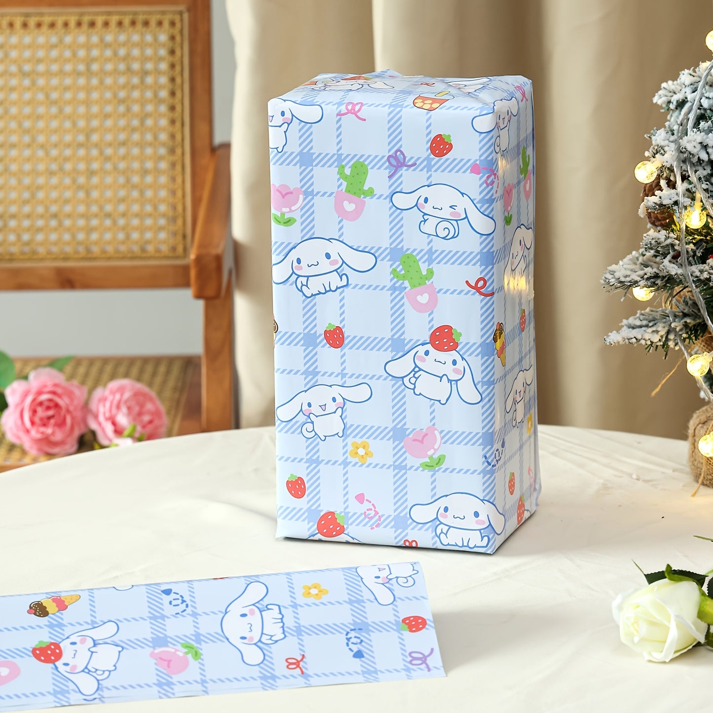 [Stylish New Designs] Sanrio Wrapping Paper | 5/10pcs | Featuring Stylish New Designs of kuromi, My Melody, Cinnamoroll, and hello kitty | Gift Wrapping Paper, Floral Wrapping Paper, Christmas Gift Wrapping Paper, and Holiday