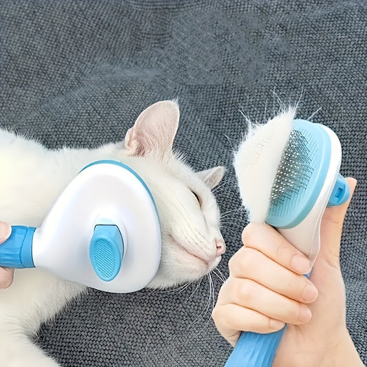 One-Button Pet Hair Removal Comb for Dogs/Cats