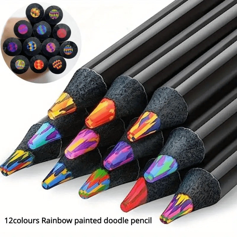 5/10pcs Rainbow Gradient Magic Pens