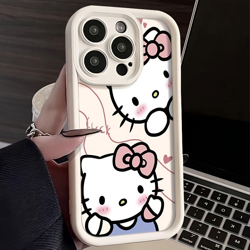 Sanrio Has Authorized Hello Kitty Cartoon Phone Cases Compatible with Iphone 16/15/14/13/12/11/XS/XR/X/78 Plus Pro Max TPU Cases.