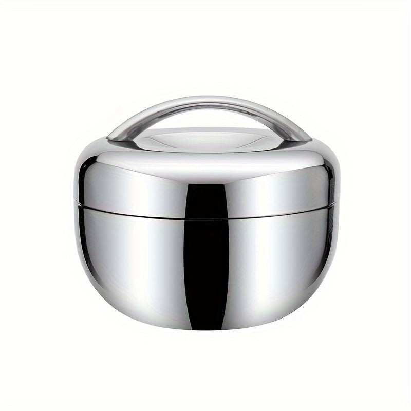 Stainless Steel Lunch Box – Insulated, Leakproof, Double-Layer