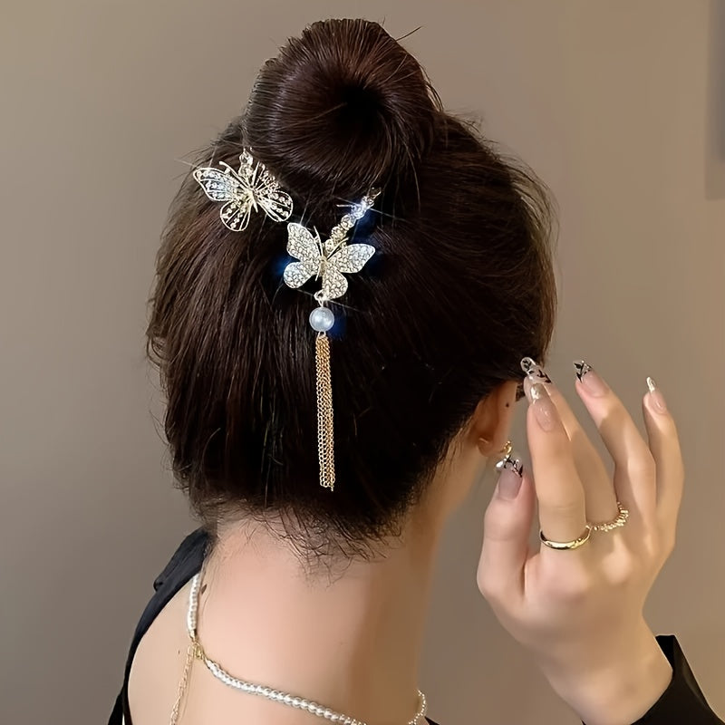 6pcs Creative Animal Design Metal Hair Clip Set, Stylish and Cute Hair Accessories for Everyday Use, Parties, or Gifts – Elegant Hairstyle Clips