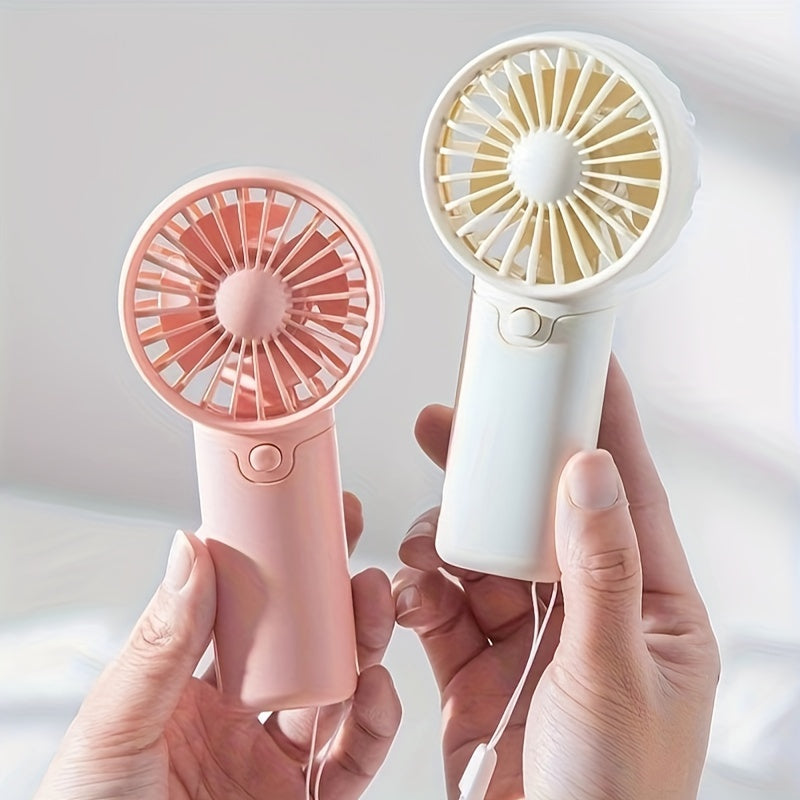 Battery Operated Mini Portable Fan, Lightweight Handheld Fan