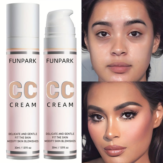 CC Cream, Cover freckles and wrinkles, Create flawless Light Beige, Light texture.