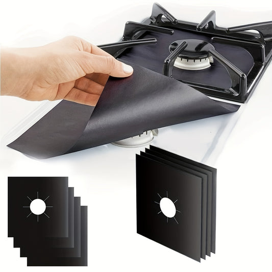 4pcs Teflon Kitchen Coal Stove Mat Set