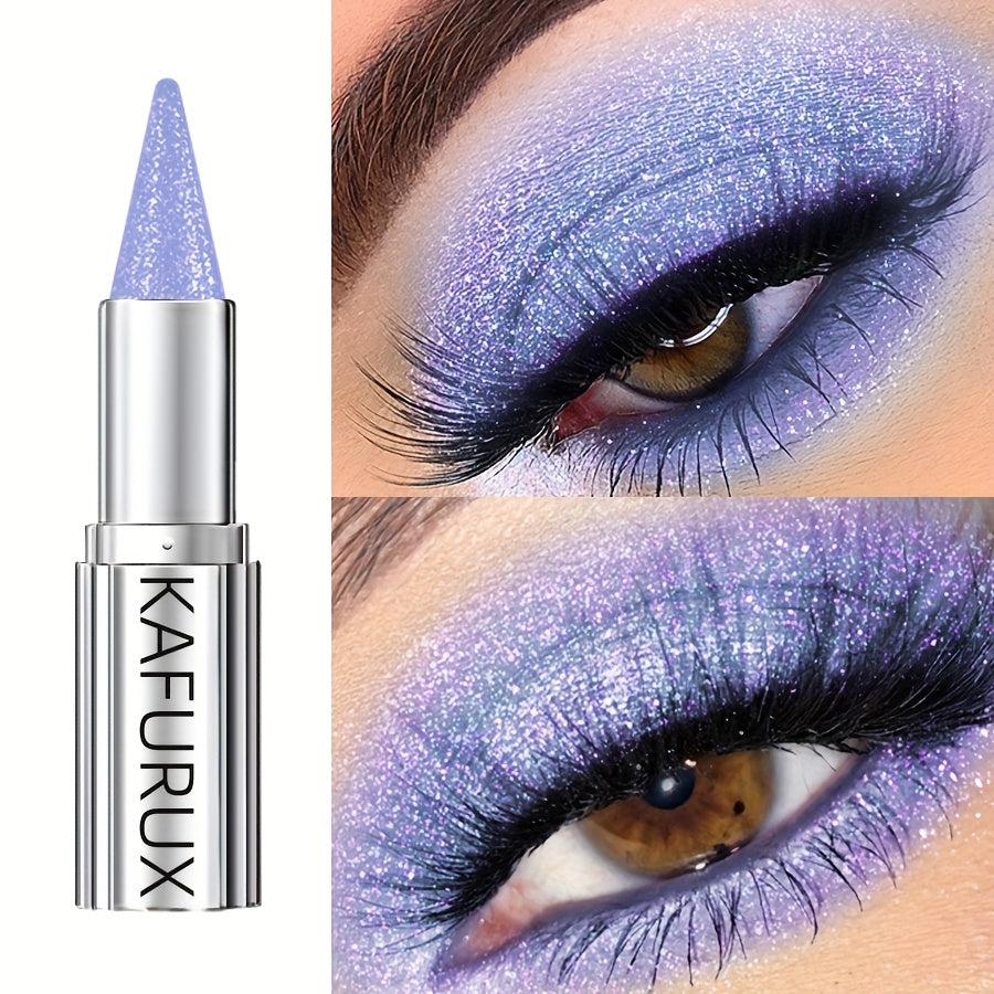 Waterproof, Sweatproof, Metallic Shimmer - Glitter Eyeshadow Pencil, Monochromatic Purple Pink, Creamy Texture for Bold Eye Makeup Looks, Makeup Essentials, Monochromatic Makeup, Eye Makeup Glitter