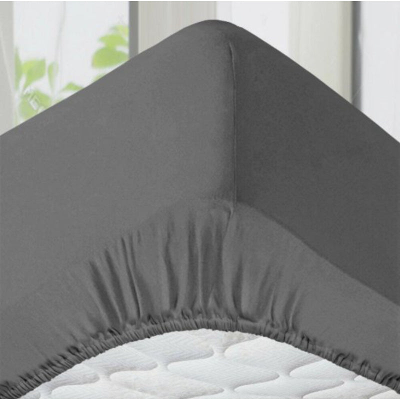 4B 40CM Extra Deep Fitted Sheets with All Around Elastic, Secure Fit for Thick & Pillow Top Mattresses,