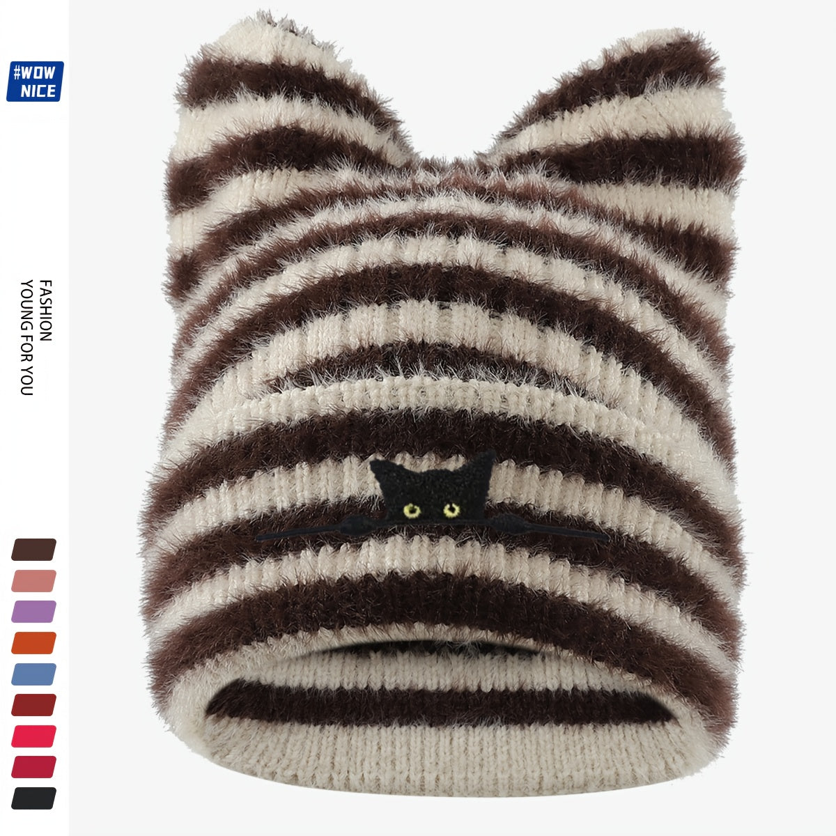 Women's & Men's Plush Winter Hat with Fluffy Ears