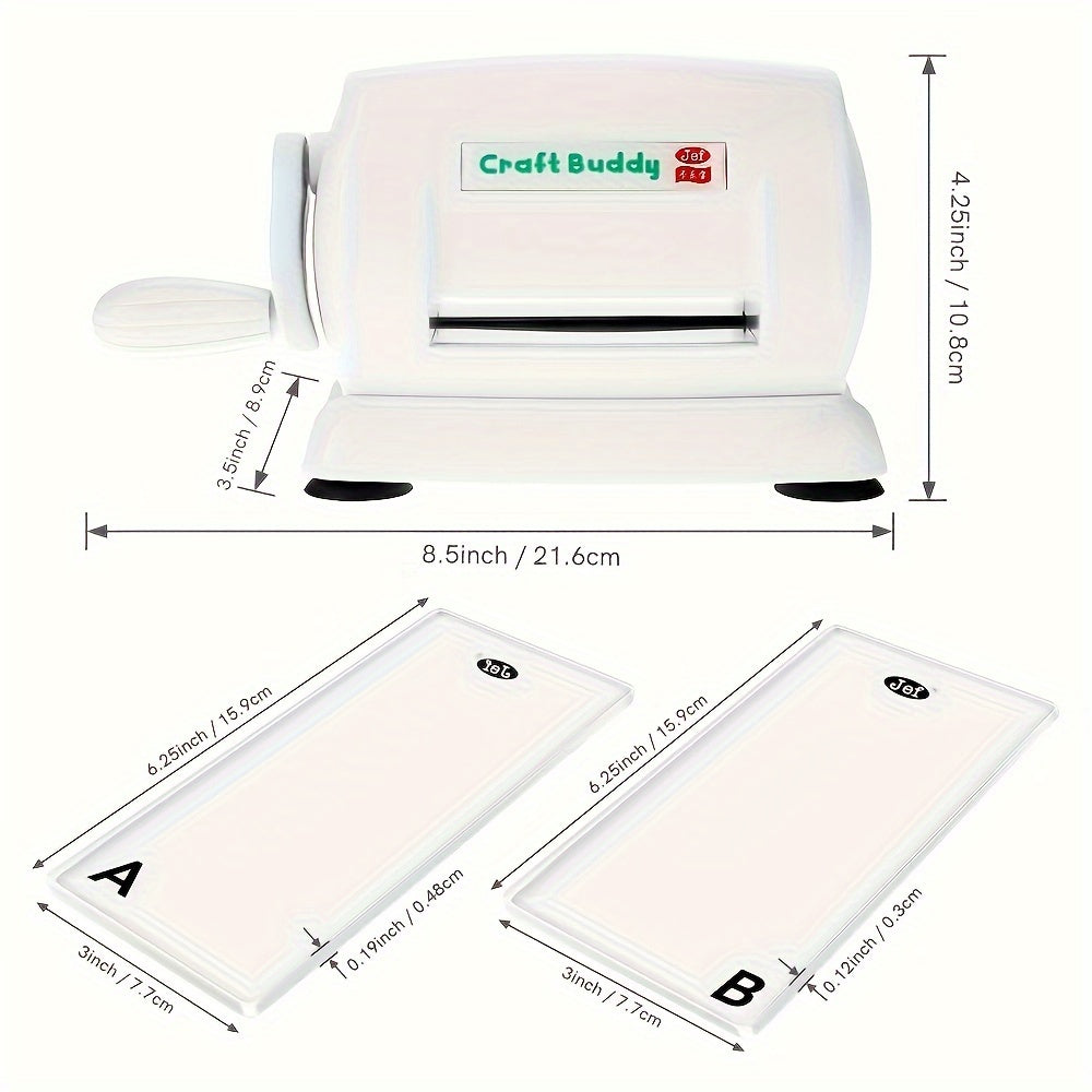 Practical DIY Plastic Paper Cutting Embossing Machine - Creative Craft Buddy Die-Cut Machine for Craft Scrapbooking Album Cutting Tools