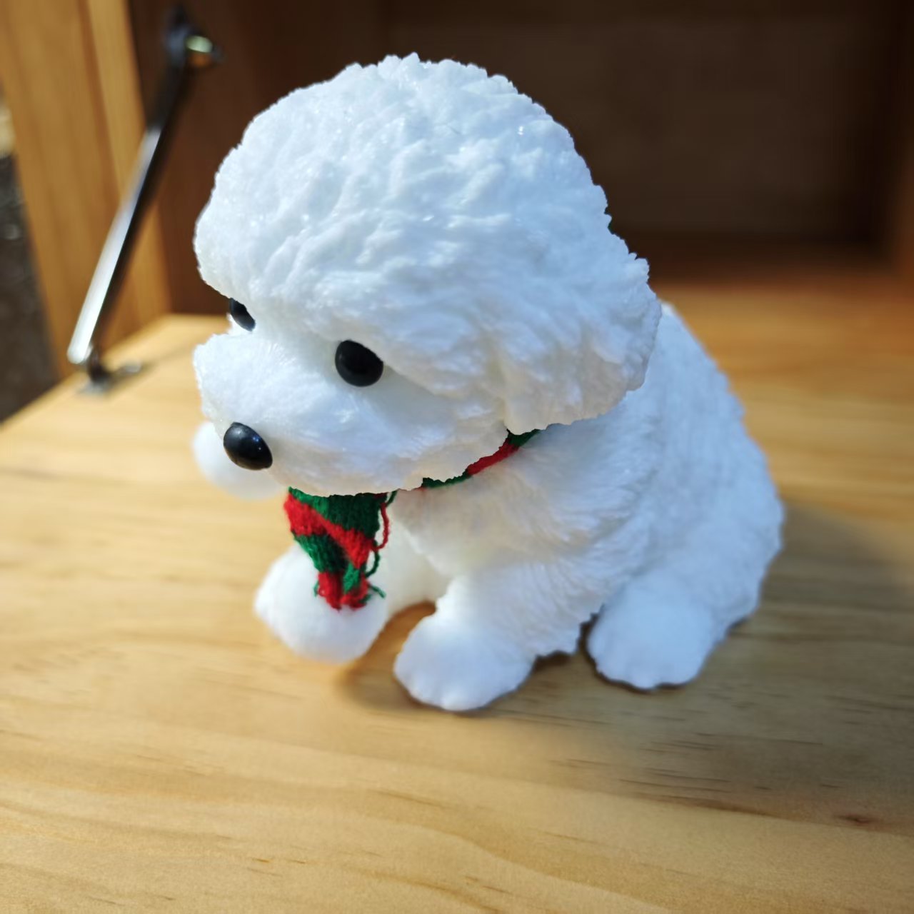 This White Teddy Bear Has a Fun and Stress-Relieving Squeeze, Made of Soft Silicone! This Is What a Puppy Does When They Are Not Awake! They Do This to Get Back Somebody'S Food, Because They Are Full!
